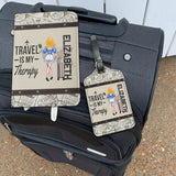 Adventure Awaits - Travelling gift for her, mom, wife, girlfriend, friend - Personalized Set