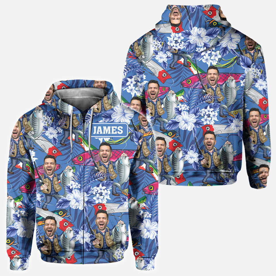 Lucky Fishing Shirt - Personalized Fishing All Over Shirt