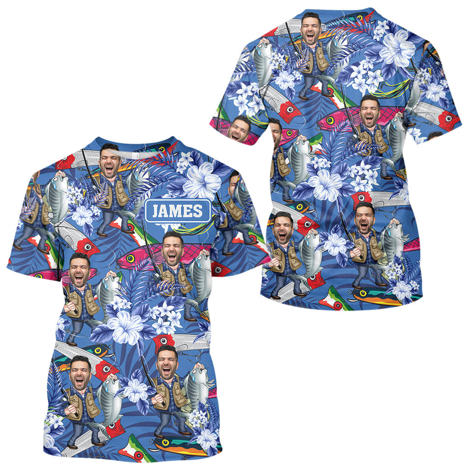 Lucky Fishing Shirt - Personalized Fishing All Over Shirt