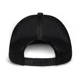 Born To Fish Forced To Work - Personalized Fishing Trucker Hat (Black Mesh)