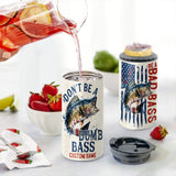 Be A Bad Bass - Personalized Fishing Can Cooler