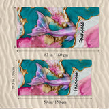 Whispers Of The Ocean - Personalized Sea Lover Beach Towel