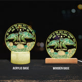 So Many In The Sea - Personalized Turtle Shaped Plaque Light Base