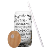 I'm Not Sugar And Spice - Personalized Witch Can Glass