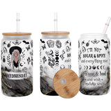 I'm Not Sugar And Spice - Personalized Witch Can Glass