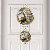 We Keep This Love - Couple Personalized Round Wood Sign