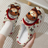 Beautiful Baby Highland Cow - Personalized Slippers
