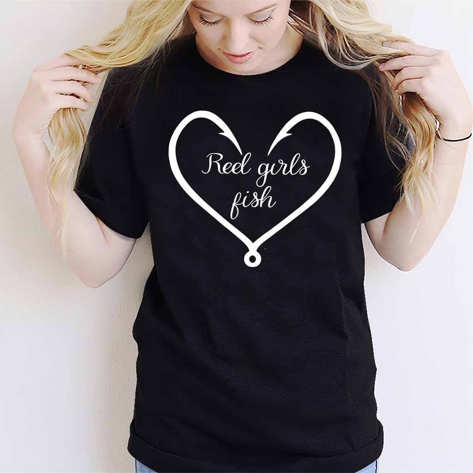 Reel Girl Fish - T-shirt and Hoodie 112021