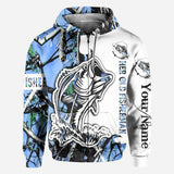 His Best Catch - Personalized Fishing All Over T-shirt and Hoodie