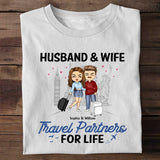 Travel Patterns - Personalized Couple T-shirt and Hoodie