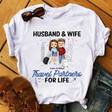 Travel Patterns - Personalized Couple T-shirt and Hoodie
