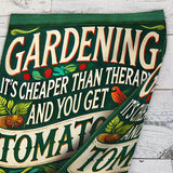 Gardening It's Cheaper Than Therapy And You Get Tomatoes - Personalized Gardening Garden Flag