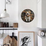 Smile Pitbull - Personalized Pitbull Wall Clock