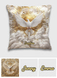 Dove Of Peace - Personalized Christian Throw Pillow
