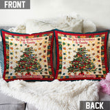 It's The Most Wonderful Time Of The Year - Personalized Family Throw Pillow