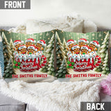 Merry Christmas 2024 - Personalized Family Throw Pillow