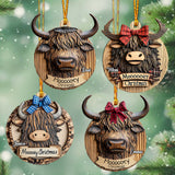 Moody Christmas - Personalized Family Ornament