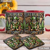 I Like Big Buds - Personalized Weed Accent Mug