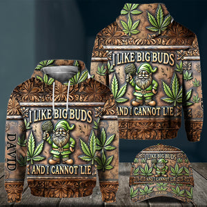 I Like Big Buds - Personalized Weed All Over Print Hoodie & Classic Cap
