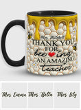 An Amazing Teacher - Personalized Teacher Accent Mug