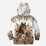 Beautiful Horse - Personalized Horse Hoodie and Leggings