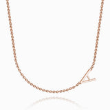 One Letter - Personalized S925 Silver/14k Gold Letter Necklace