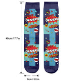 Super Dad - Gift for dad, grandpa, uncle, brother - Personalized Socks