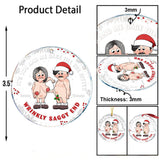 The Bitter Wrinkly Saggy End - Personalized Couple Transparent Ornament