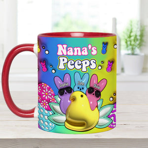 My Peeps - Personalized Grandma Accent Mug