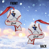 Baseball Lover - Personalized Baseball Ornament