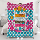 Nurse Life - Nurse gift for mom, her, wife, girlfriend, friend - Personalized Blanket