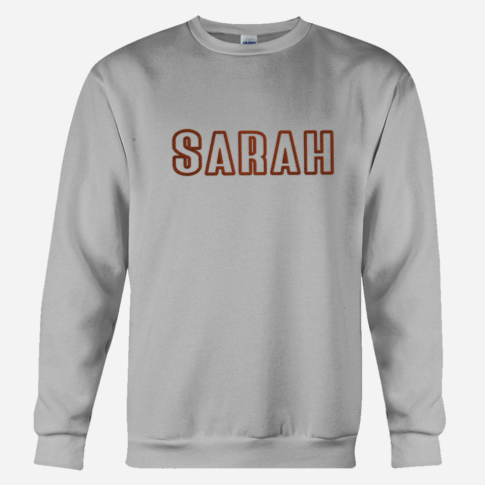 Custom Name - Personalized Step Dad Embroidered Sweater