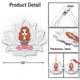 Namasleigh - Personalized Yoga Transparent Ornament