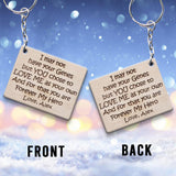 I May Not Have Your Genes - Gift for step dad - Personalized Keychain