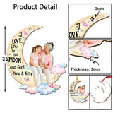 I Love You To The Moon And Back - Personalized Grandma Ornament