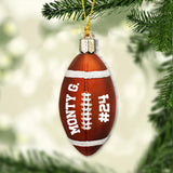 Football Ball - Personalized Football Ornament