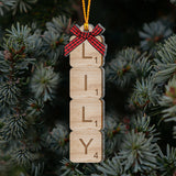 Scrabble Name - Personalized Family Ornament