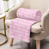 Custom Name Pattern - Personalized Aunt Blanket