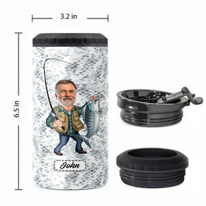 Master Baiter - Personalized Fishing Can Cooler