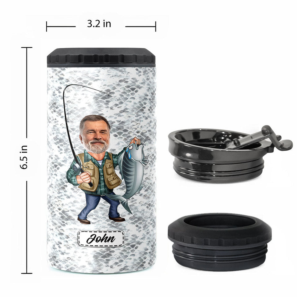 Master Baiter - Personalized Fishing Can Cooler