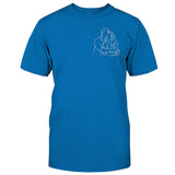 Custom Line Art - Personalized Couple Embroidered T-shirt