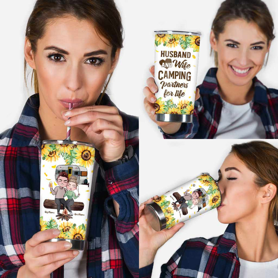 Camping Partners For Life - Personalized Tumbler