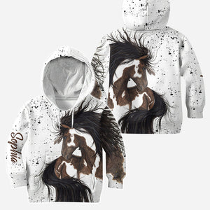 Love Horses - Personalized Horse Hoodie and Leggings