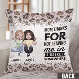 You Are The Mom - Personalized Mother's Day Throw Pillow