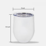 We Love You Floral Mom - Personalized Mother's Day Mother Wine Tumbler