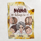 This Grandma Belongs To - Personalized Mother Blanket