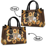 This Human Belongs To - Personalized Dog Leather Handbag