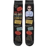 I Keep All My Dad Jokes - Personalized Father's Day Father Socks