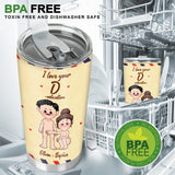 Dear Love Of My Life - Personalized Father's Day Couple Tumbler