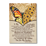 You Are My Sunshine - Personalized Grandma Canvas And Poster